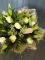White Rose & White Lily Luxury Flower Bouquet
