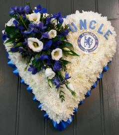 A Football Heart Funeral Tribute