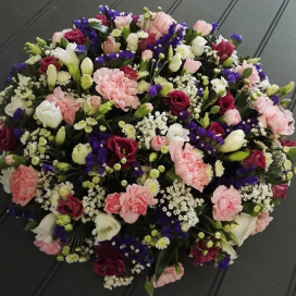 Loose Flower Posy Pad Funeral Tribute