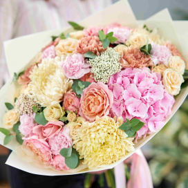 Pastel Flower Mix Bouquet